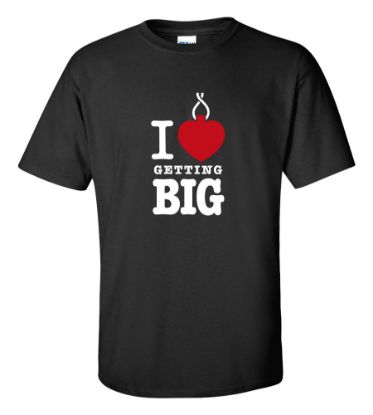 Picture of I Love Getting Big T-shirt Sport Motivation