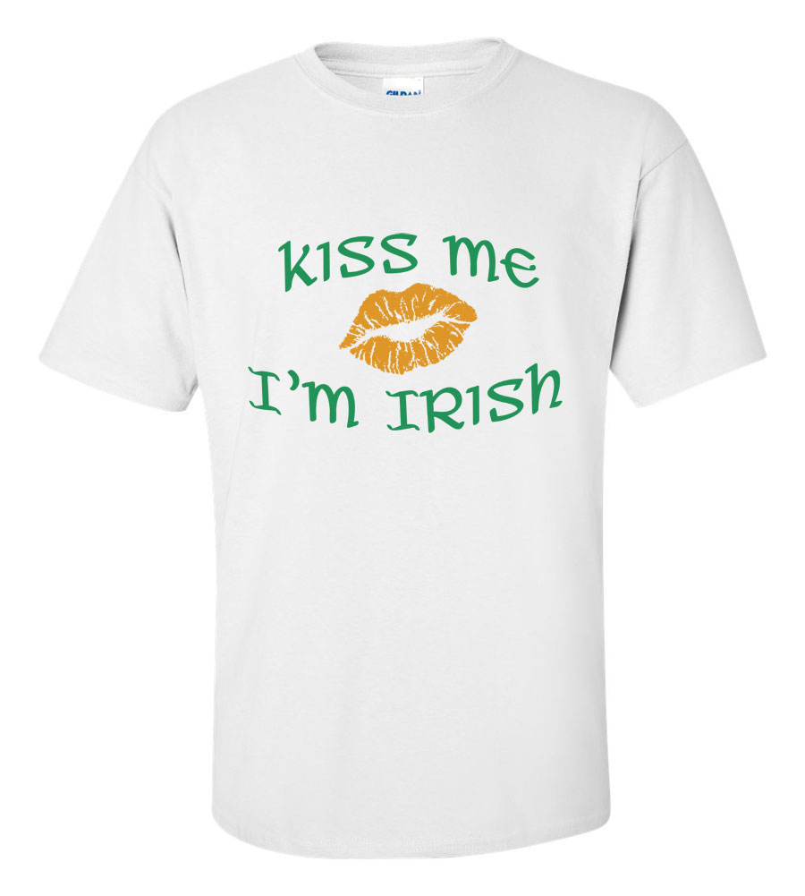Saint Patrick's Day Kiss Me I'm Irish Funny T Shirt